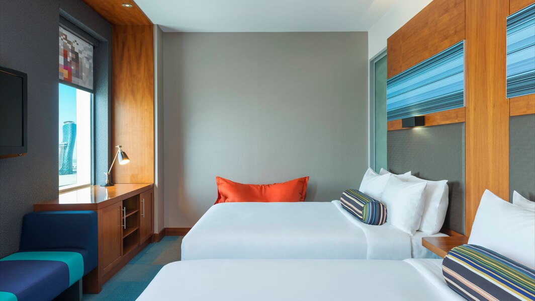 Aloft twin rooms