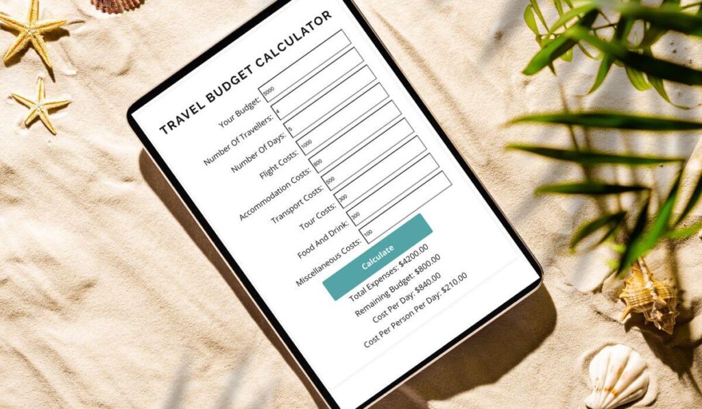 vacation cost budget