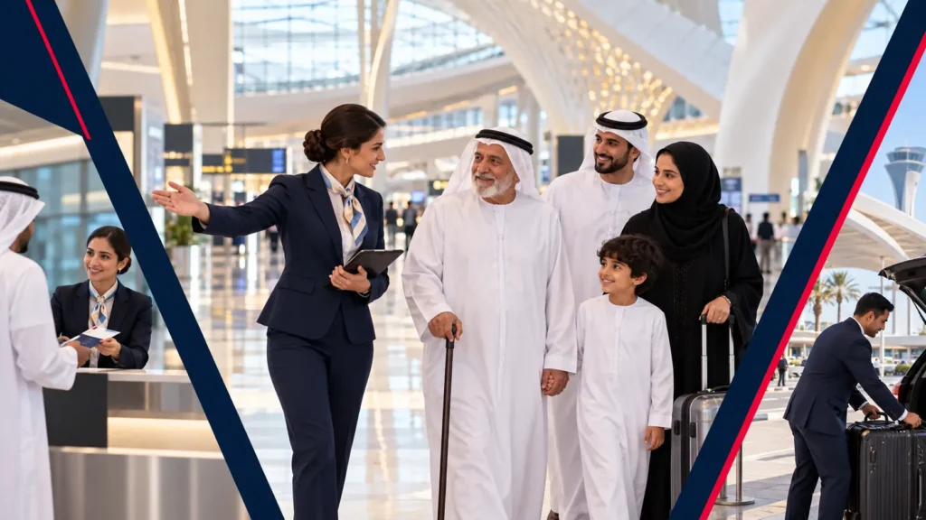 airport meet and assist Abu Dhabi