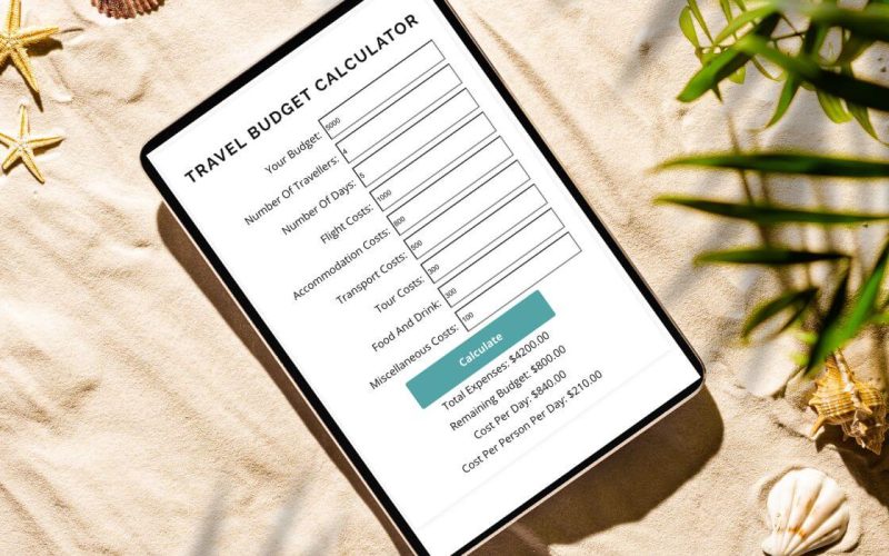 vacation cost budget